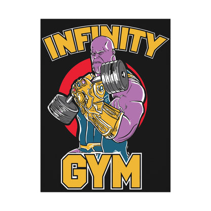 Infinity Gym Matte Poster - Motivational Fitness Wall Art