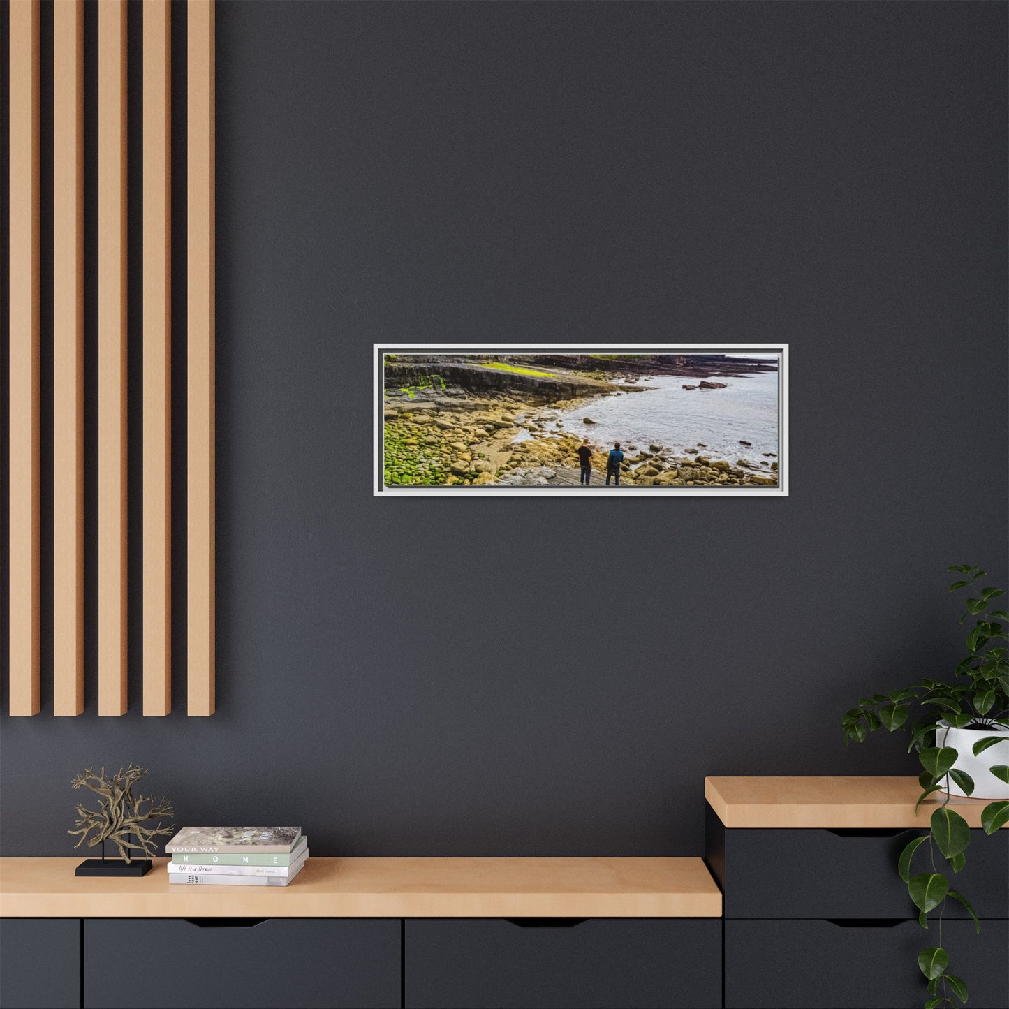 Sligo County Matte Canvas, Framed (Multi-color)