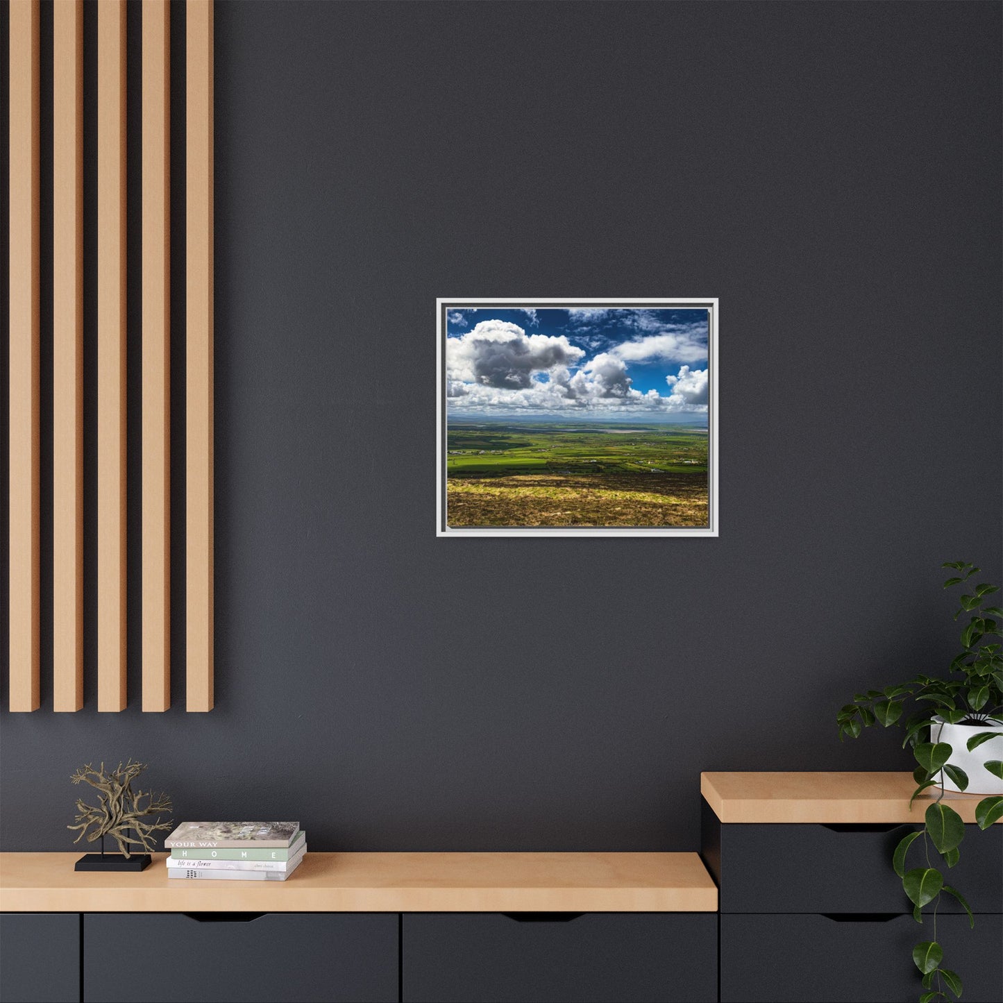 Kerry Panorama Matte Canvas, Framed (Multi-color)