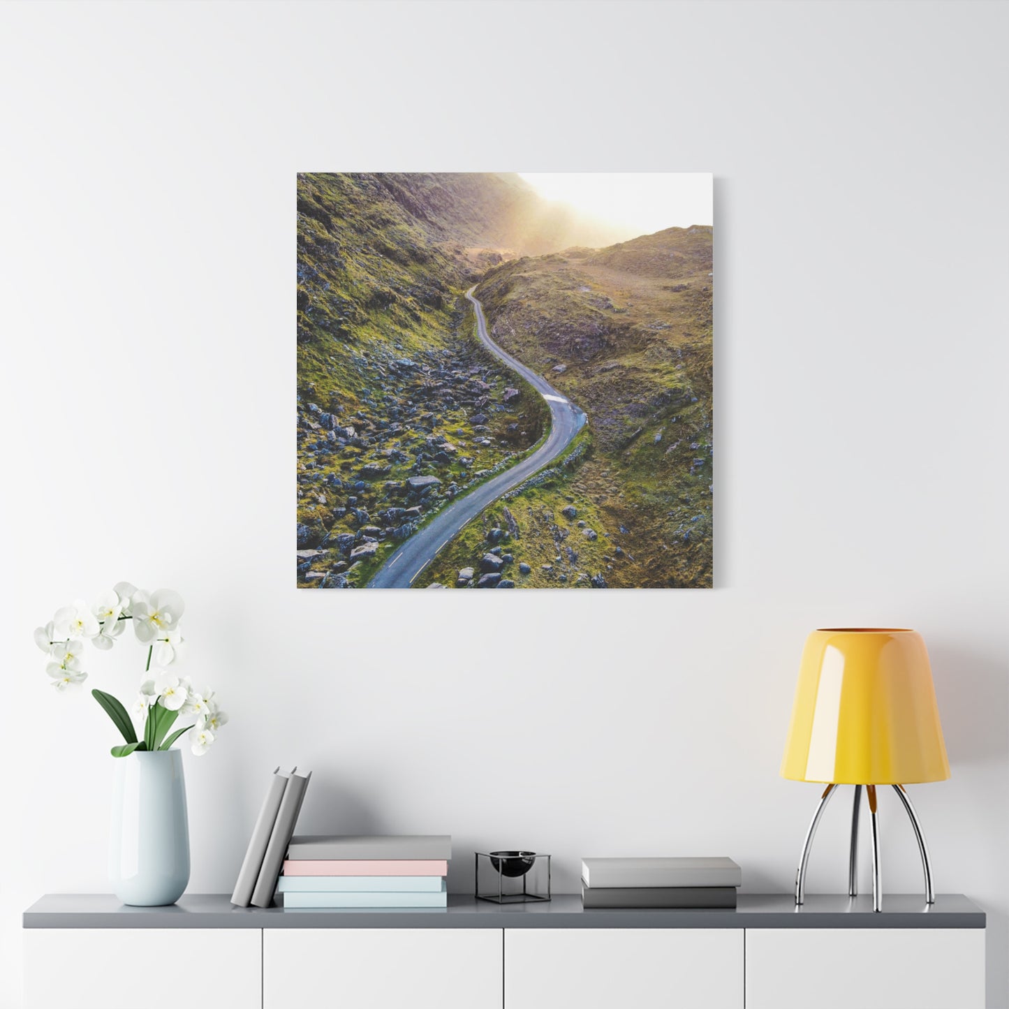 Valley Road Matte Canvas, Stretched, 1.25"