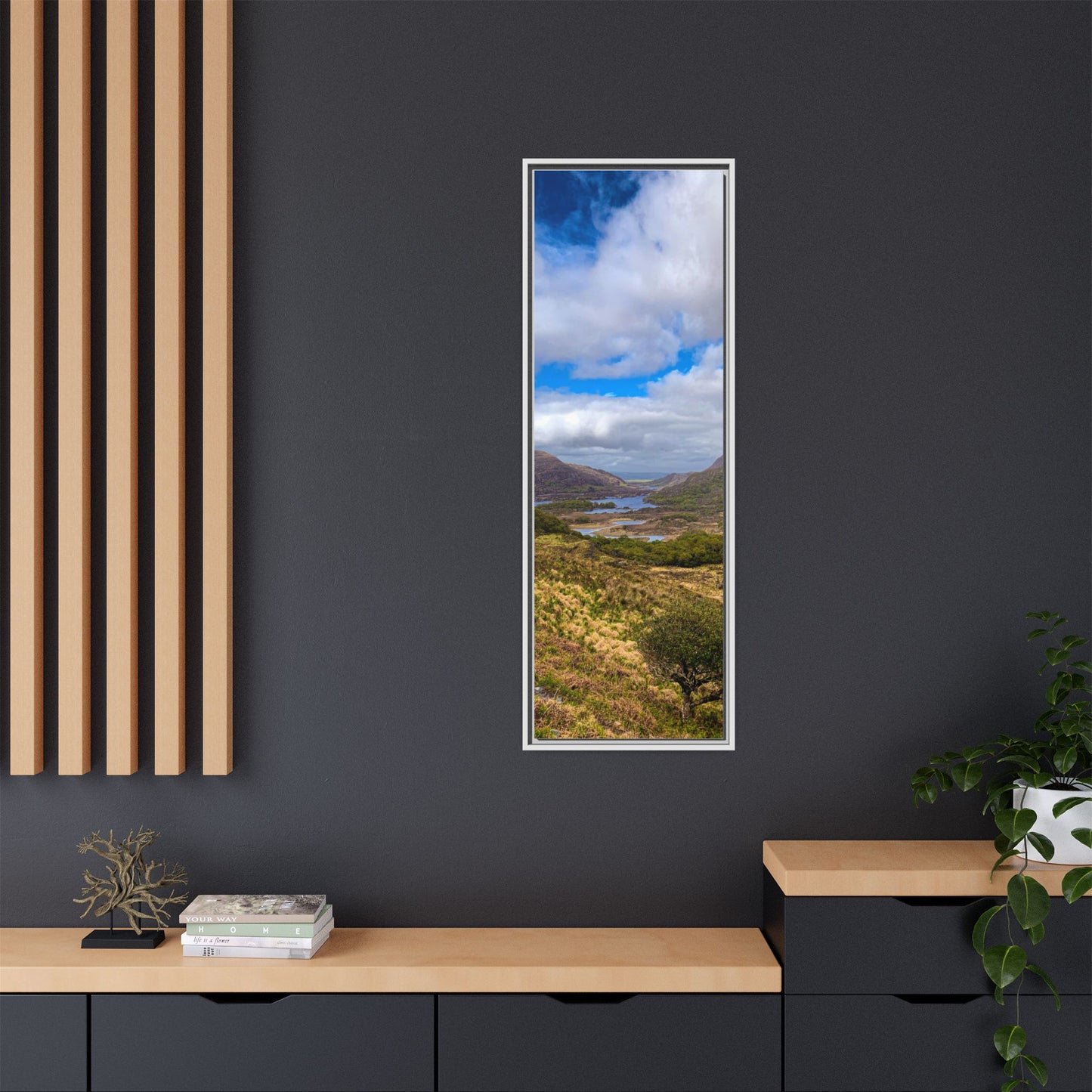 Matte Canvas, Framed (Multi-color)