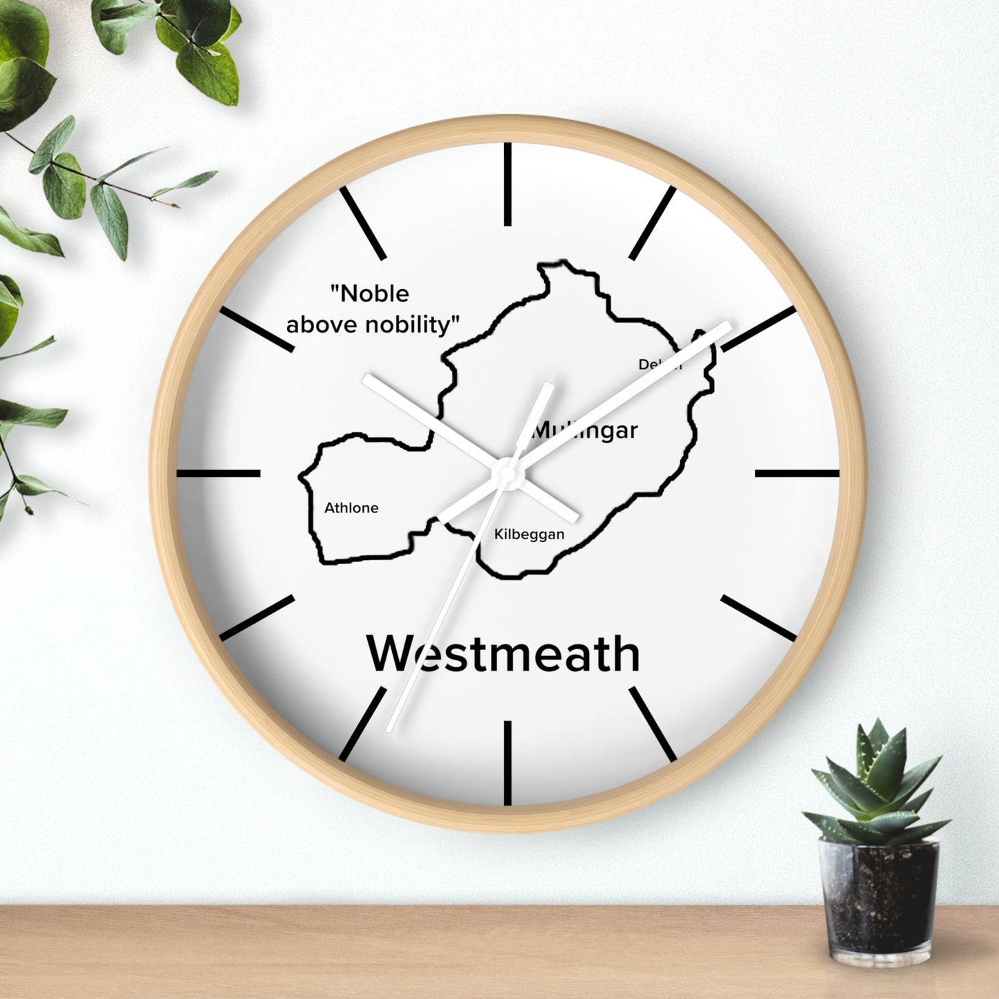 Westmeath County Wall Clock