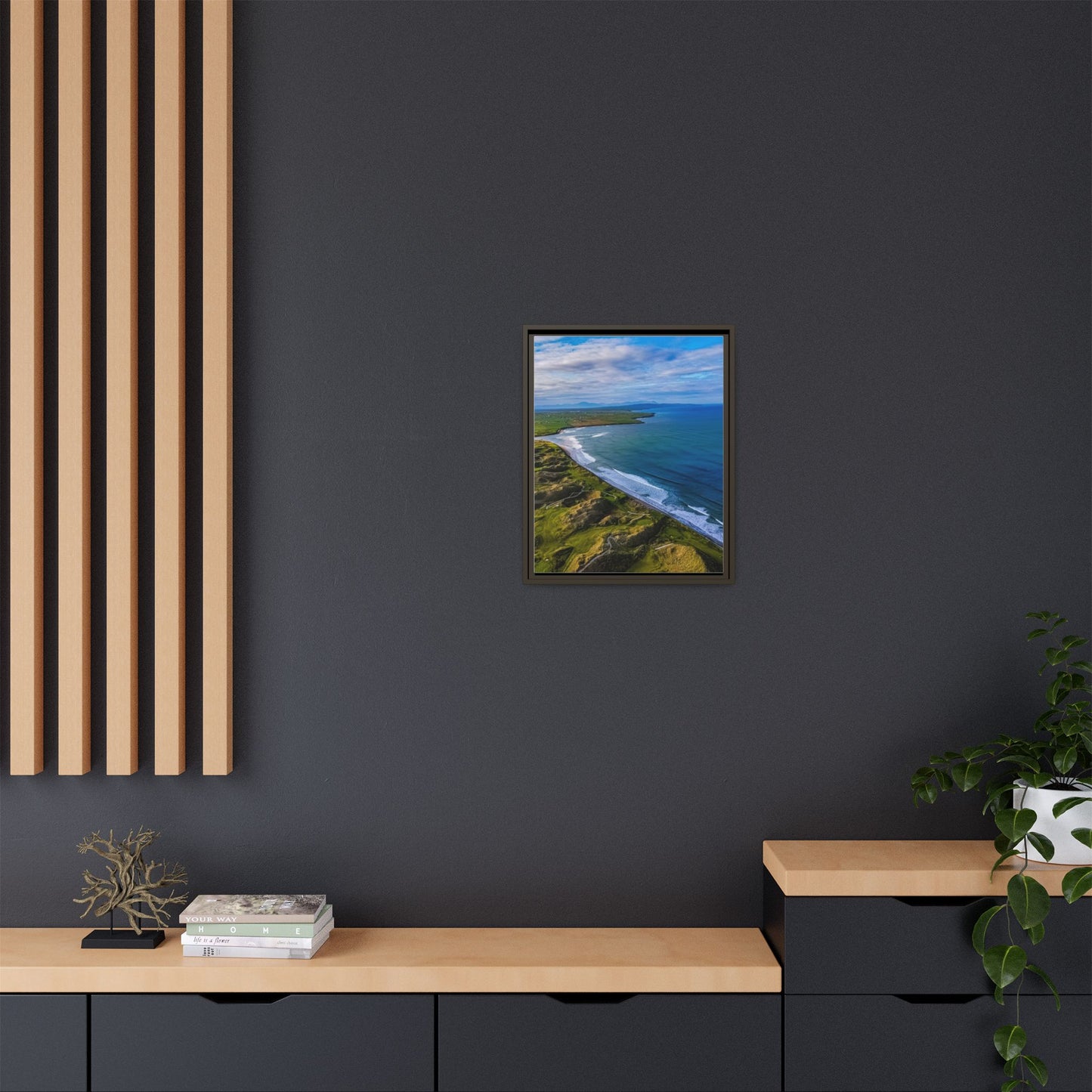 Kerry Landscape Matte Canvas, Framed (Multi-color)