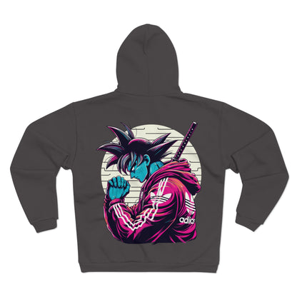 San Say Goku Unisex Hooded Zip Sweatshirt