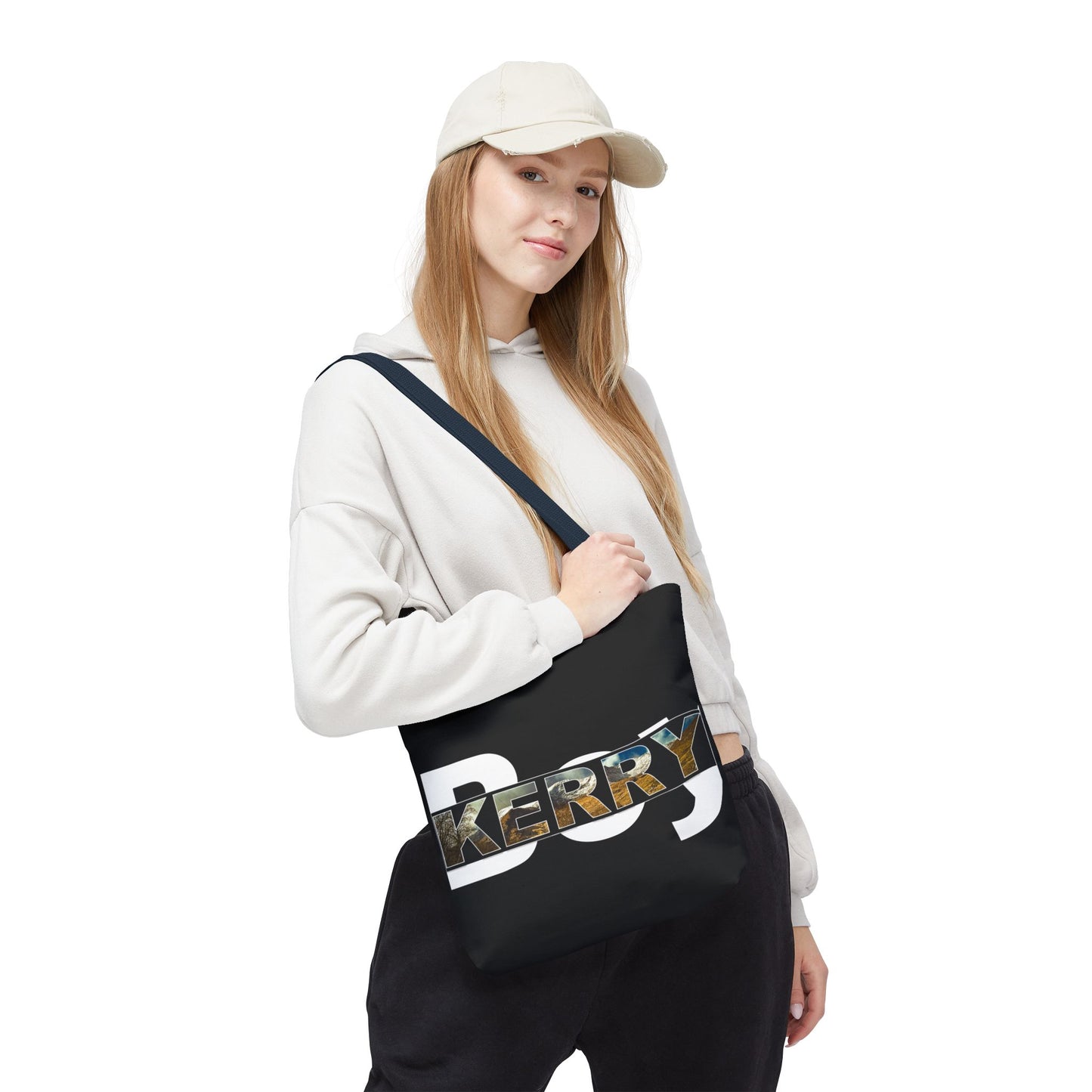 Kerry Boy black Tote Bag (AOP)