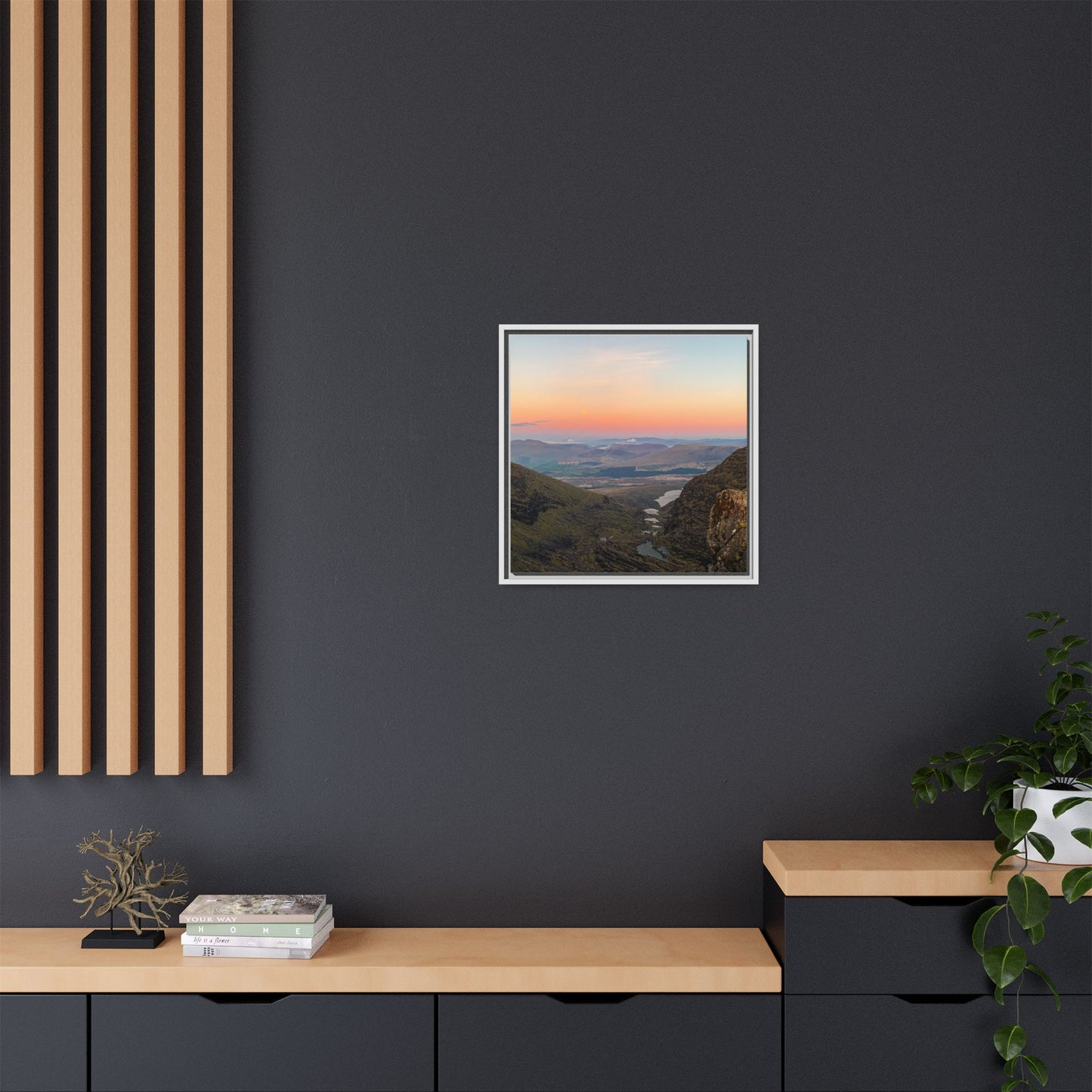 On The Way To Mount Brandon Matte Canvas, Framed (Multi-color)
