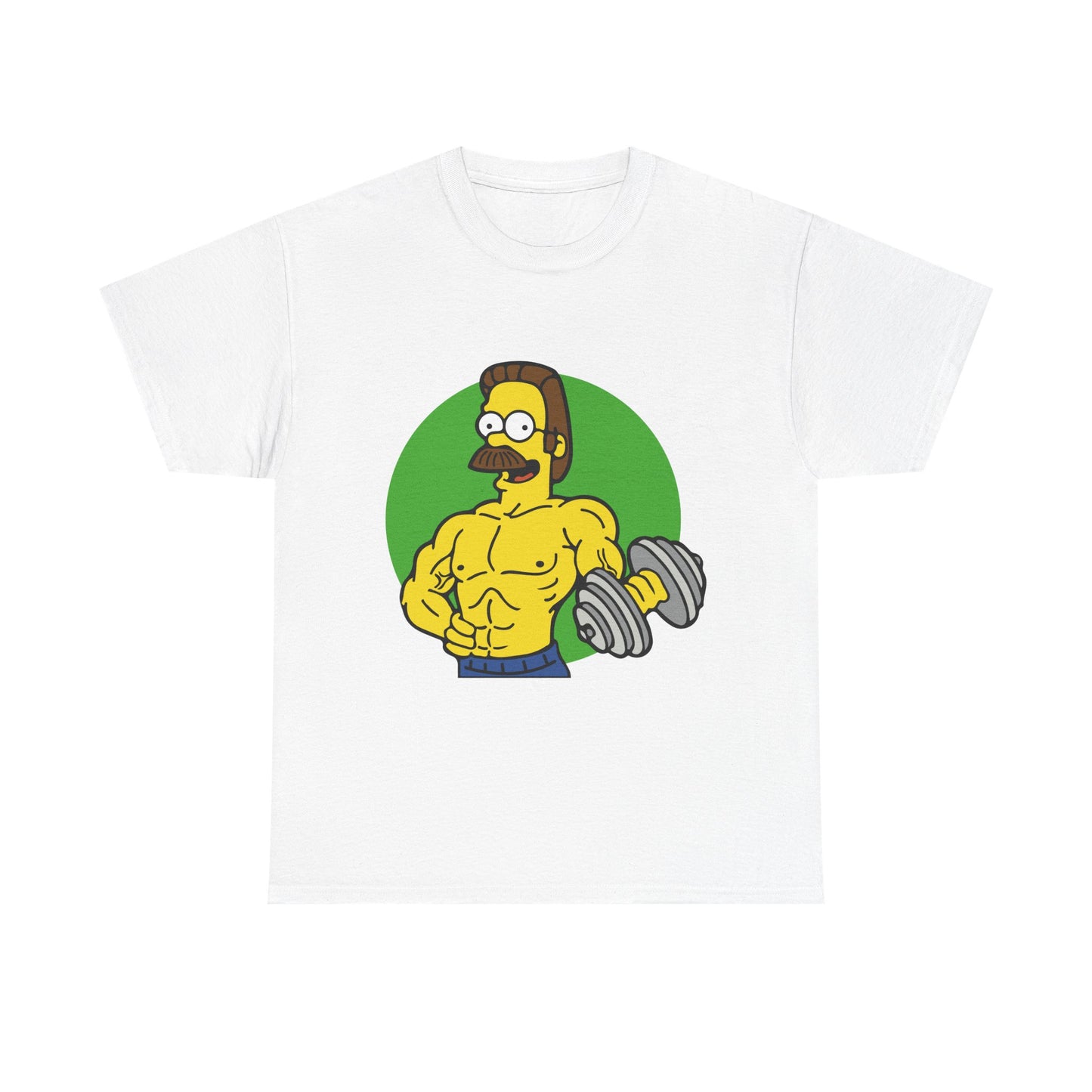 Muscular Ned Unisex Heavy Cotton Tee