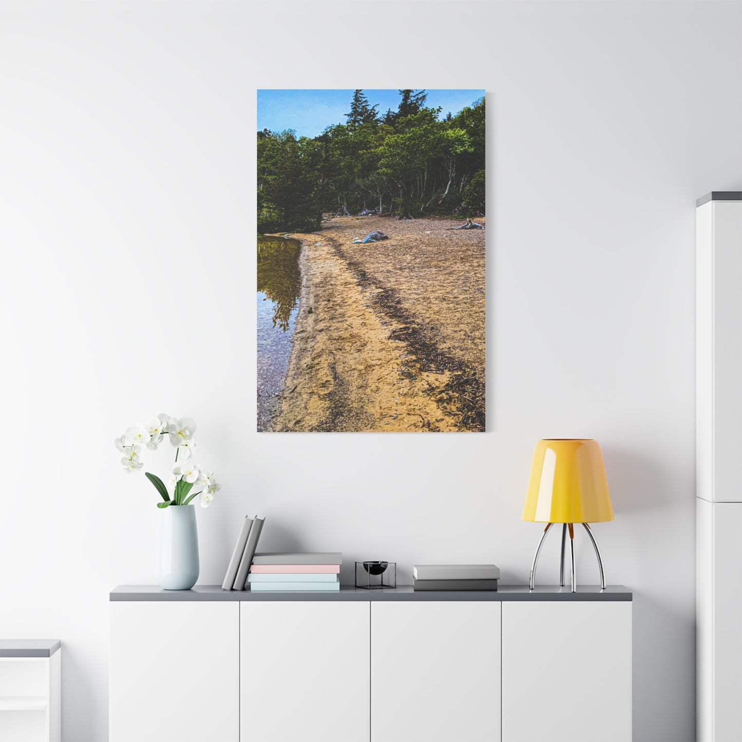 Muckross Lake Beach Matte Canvas, Stretched, 1.25"