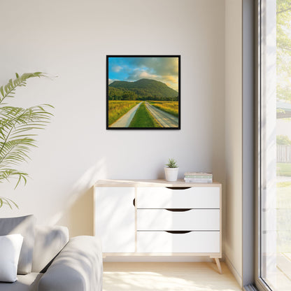 Mountain Torc Matte Canvas, Framed (Multi-color)