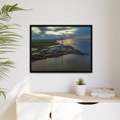 Target  Power Station Matte Canvas, Framed (Multi-color)