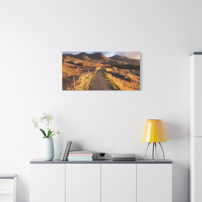 Sunset Road Matte Canvas, Stretched, 1.25"