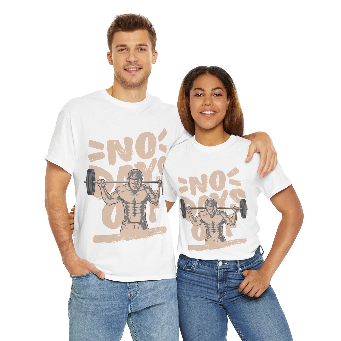 No Days Off Unisex Heavy Cotton Tee