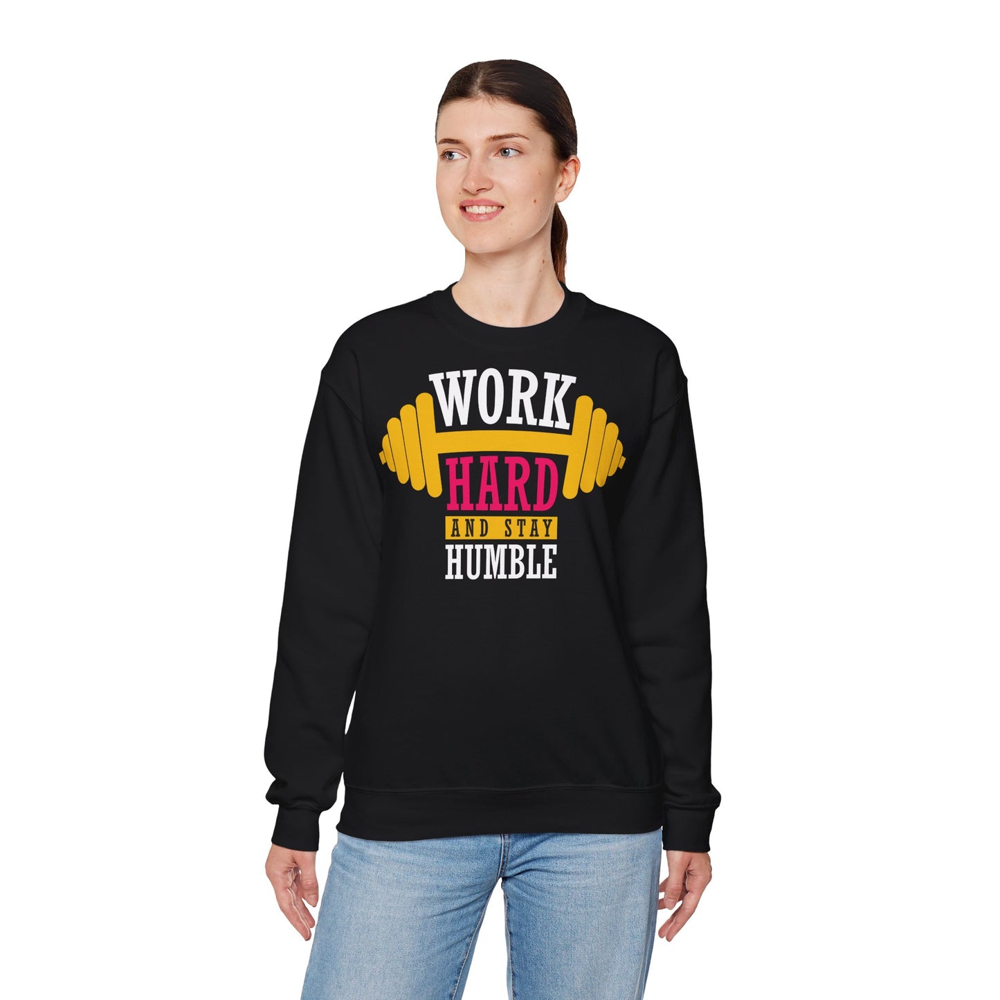 Work Hard Unisex Heavy Blend™ Crewneck Sweatshirt