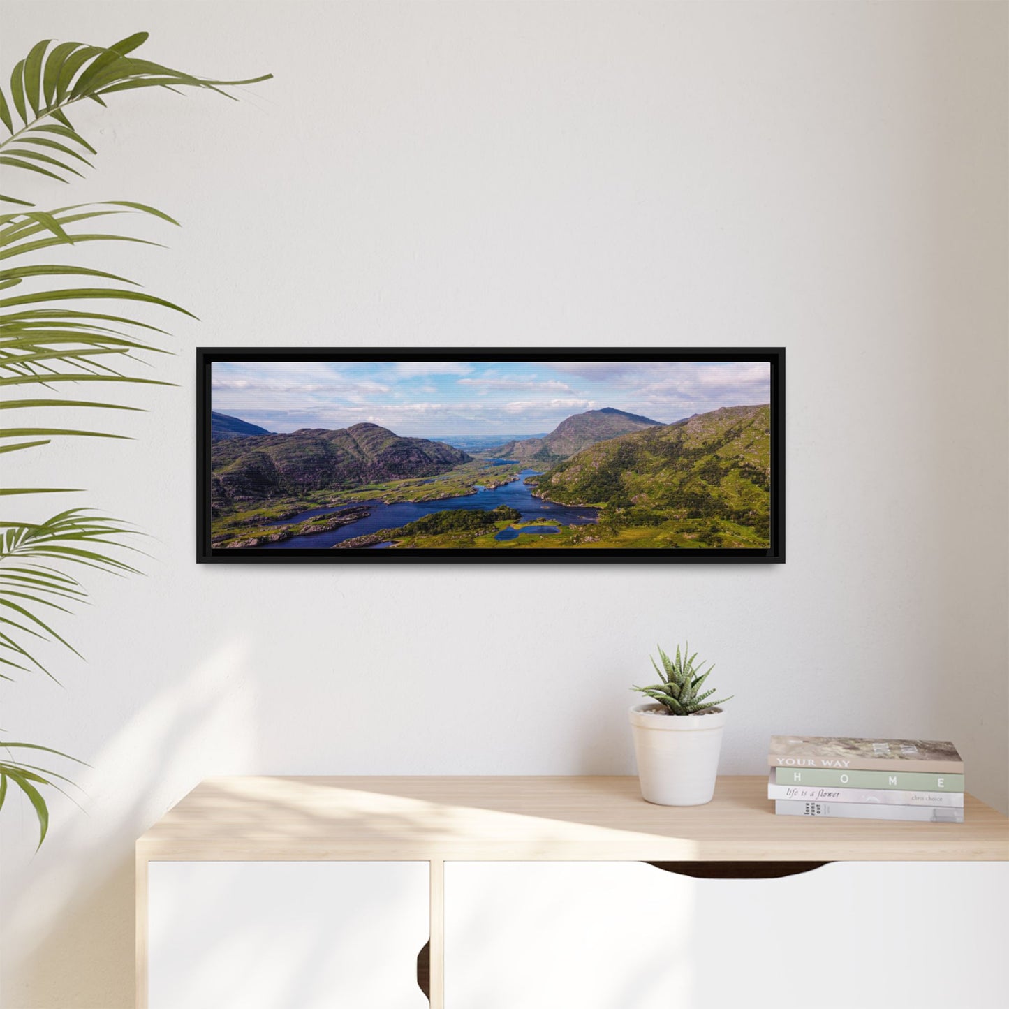 Ladies View Killarney Matte Canvas, Framed (Multi-color)