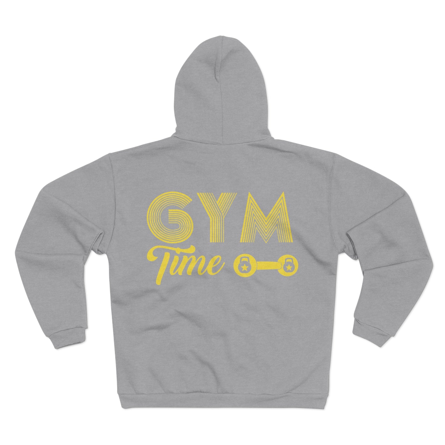 Unisex Gym Time Zip Hoodie - Comfortable Workout Sweatshirt