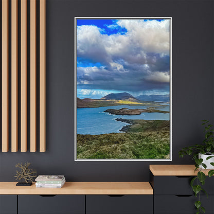 Unknown Mountain Matte Canvas, Framed (Multi-color)