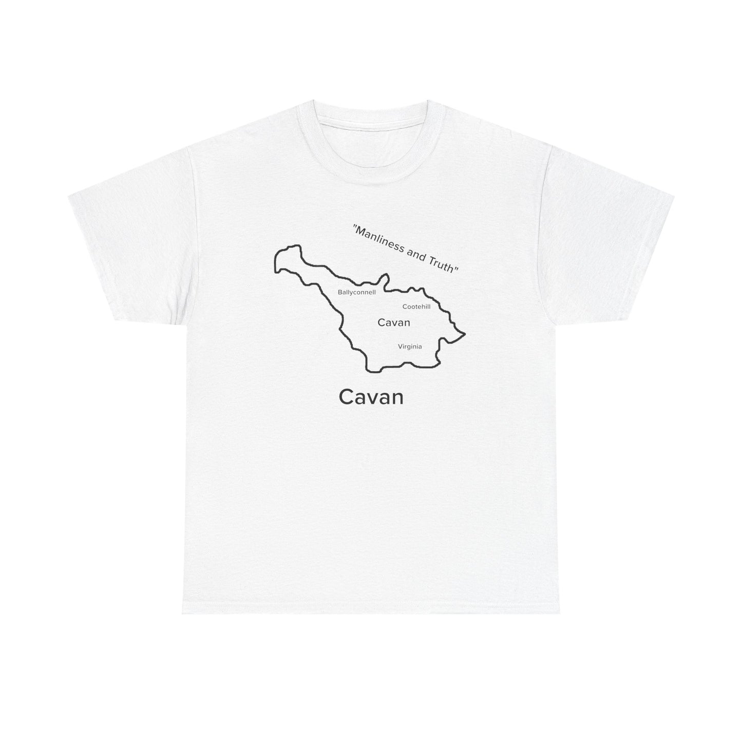 Cavan Unisex Heavy Cotton Tee White Edition