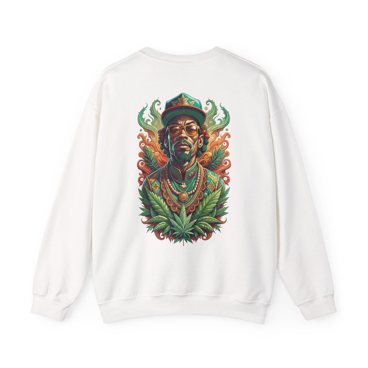 Reggae Lion — Rasta Portrait Graphic Sweatshirt