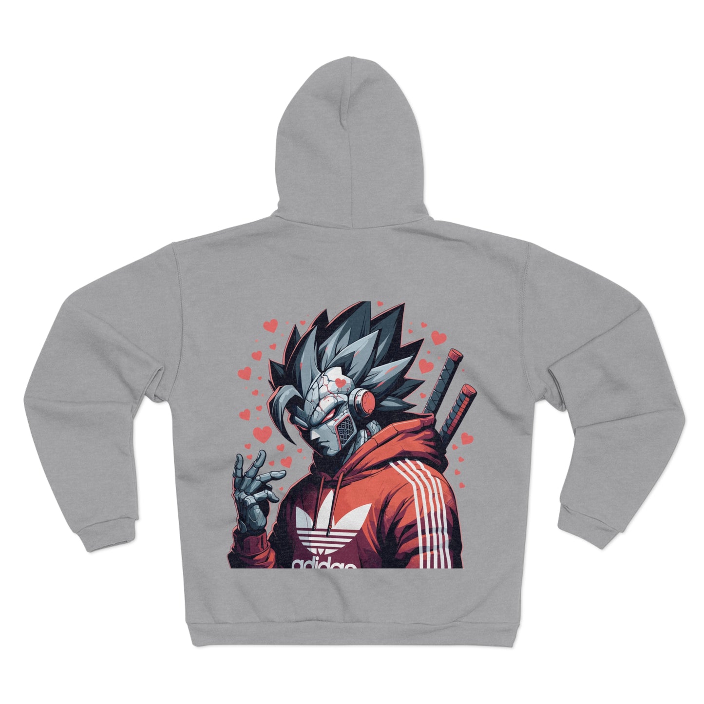 Goku Love Unisex Hooded Zip Sweatshirt
