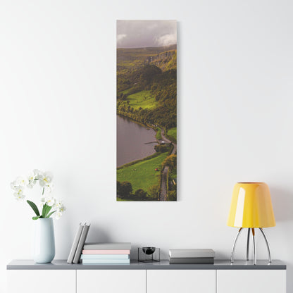 Sruth in Aghadh an Aird or The devil's Chimney Matte Canvas, Stretched, 1.25"