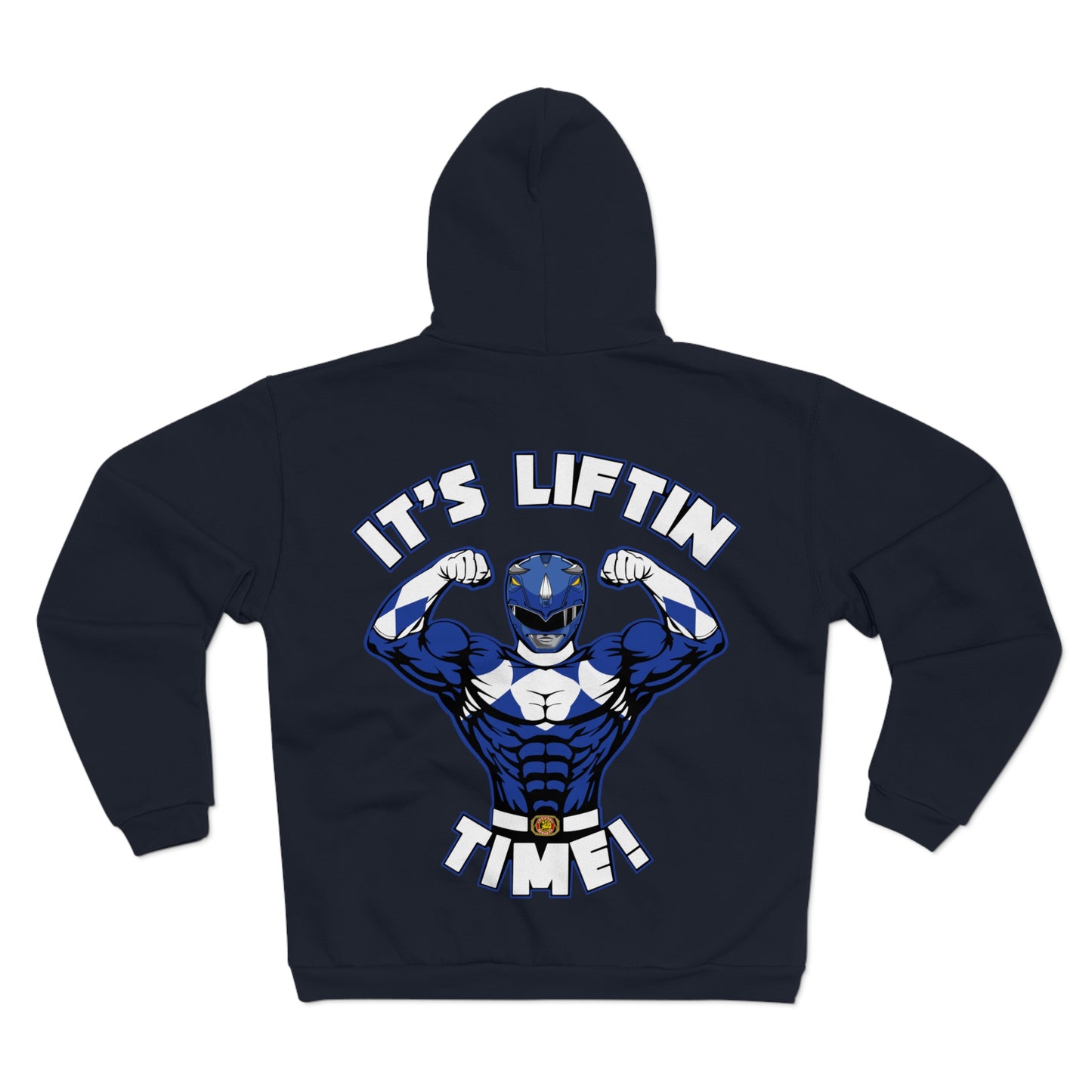 It's Liftin' Time Unisex Hooded Zip Sweatshirt - Perfect for Fitness Enthusiasts