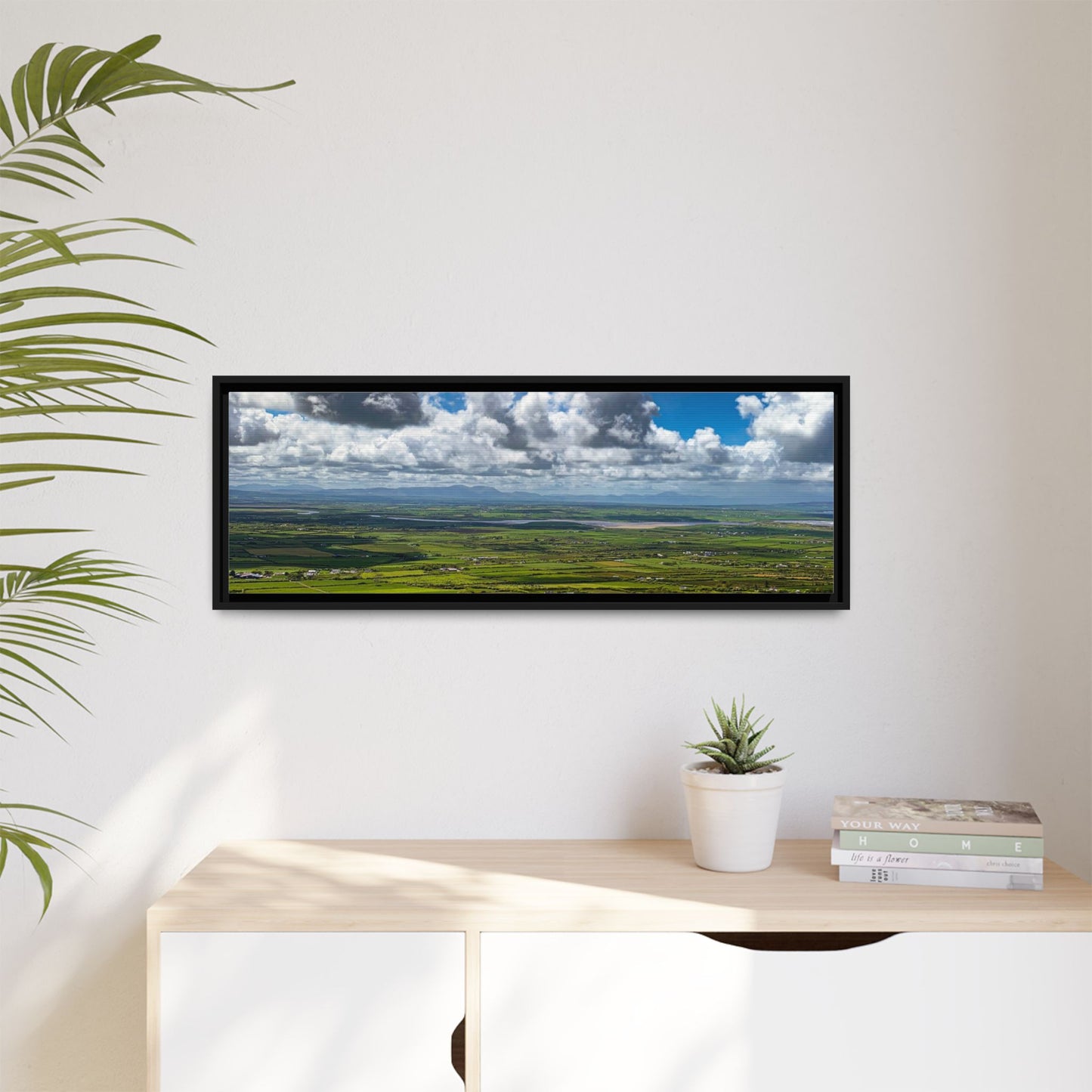 Kerry Panorama Matte Canvas, Framed (Multi-color)