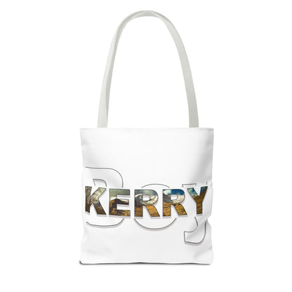 Kerry Boy White Tote Bag (AOP)