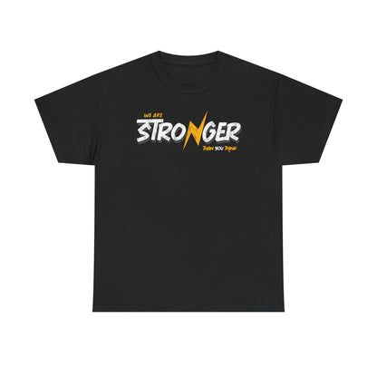 Stronger Together Unisex Heavy Cotton Tee - Inspirational Graphic Tee