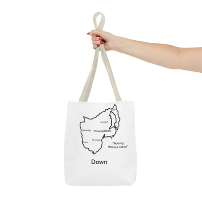 Down Tote Bag White Edition