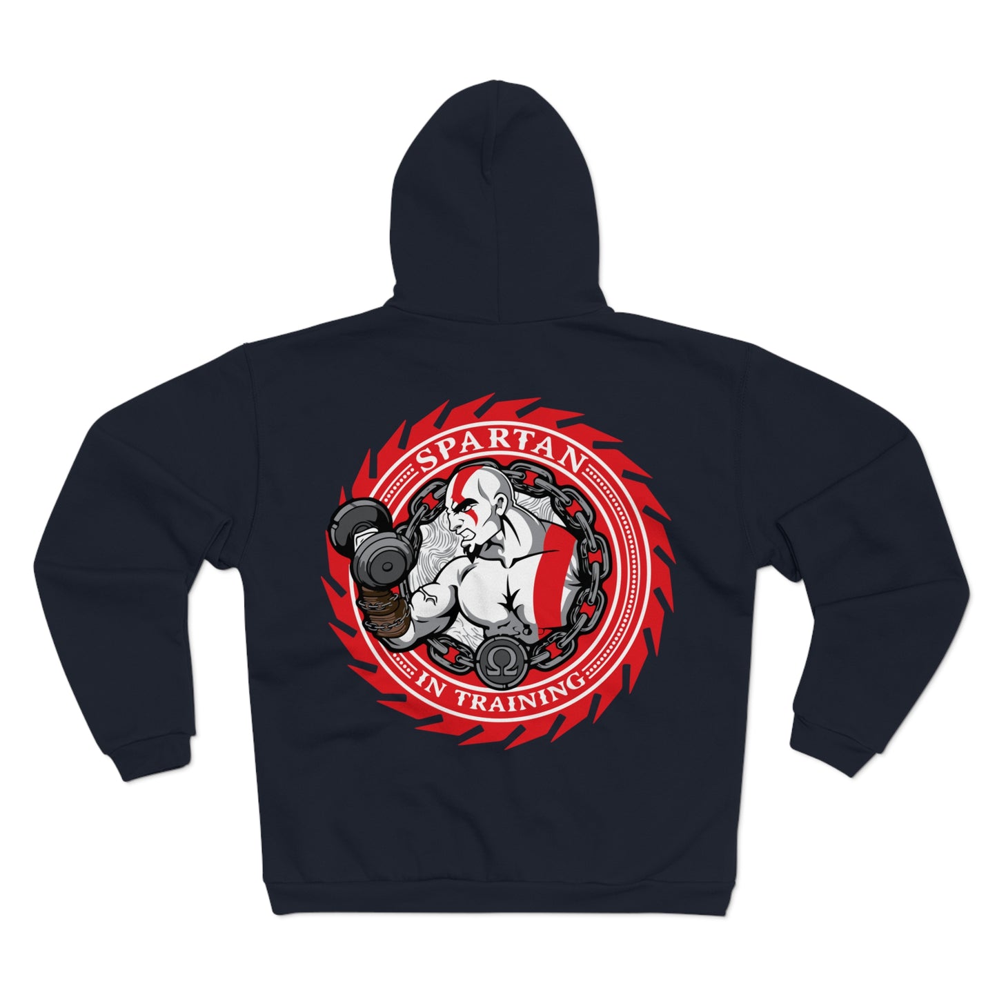 Spartan Strength Unisex Hooded Zip Sweatshirt | Perfect for Fitness Enthusiasts