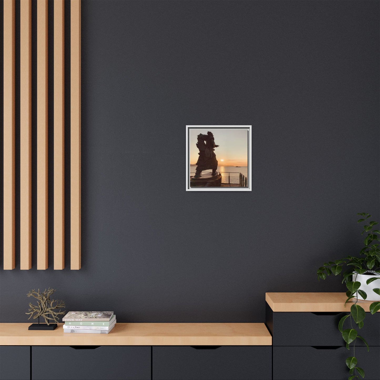 Fenit Matte Canvas, Framed (Multi-color)