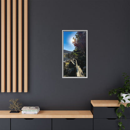 Glanteenassig Trail Matte Canvas, Framed (Multi-color)