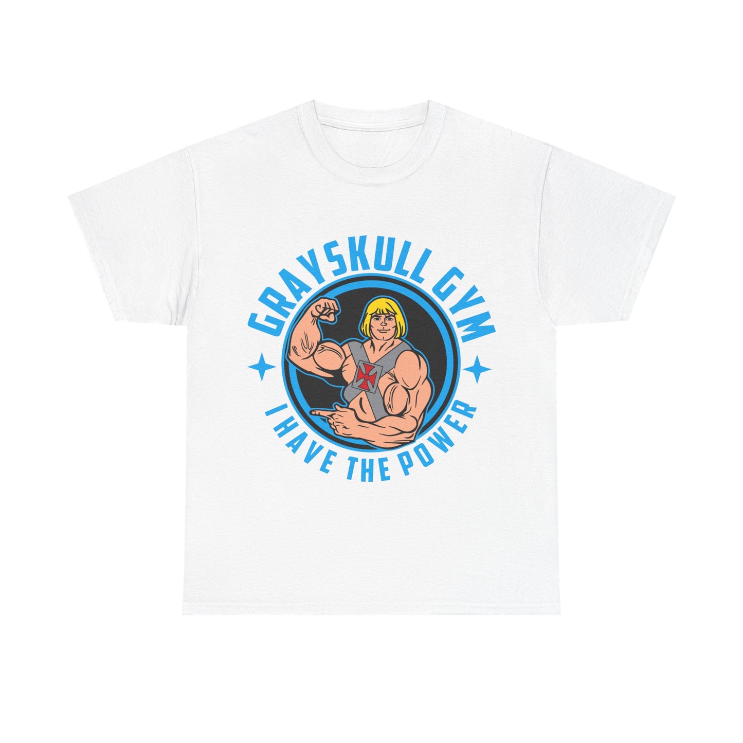Grayskull Gym Unisex Heavy Cotton Tee - I Have The Power White