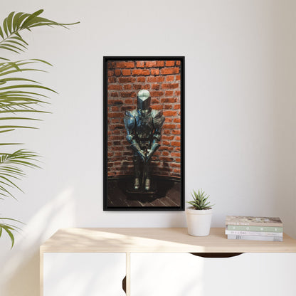 Steel Armour Medieval Age Lithuania Matte Canvas, Framed (Multi-color)