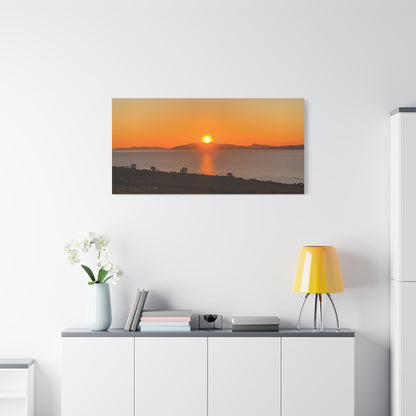 Sunset Ring of Kerry Matte Canvas, Stretched, 1.25"