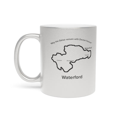 Waterford County Metallic Colour Mug - Silver/Gold - Perfect Gift for Coffee Lovers