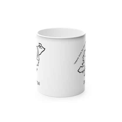 Donegal Magic Mug: Color - Changing Coffee Cup with Artistic Map Design
