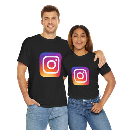 Instagram Logo Unisex Heavy Cotton Tee