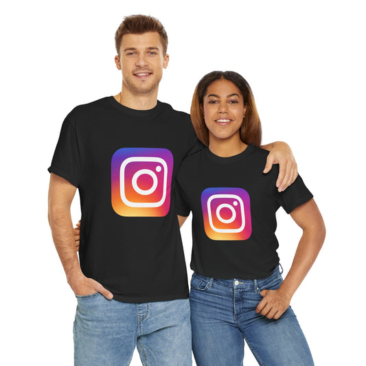 Instagram Logo Unisex Heavy Cotton Tee