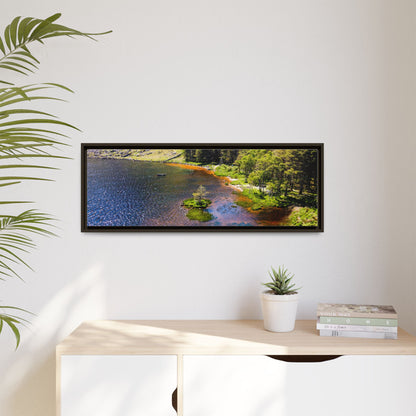 Gleanteenassig Forest Matte Canvas, Framed (Multi-color)