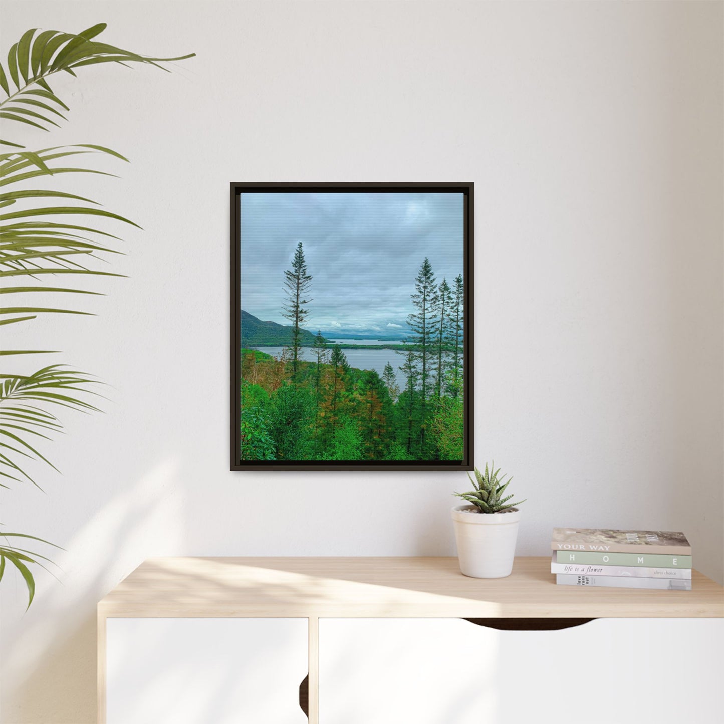 Torc Mountain Trail 2 Matte Canvas, Framed (Multi-color)