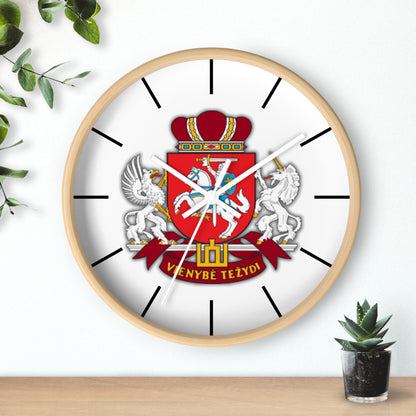 Venybe Tezydi Wall Clock - Unique Heraldic Design for Home Decor