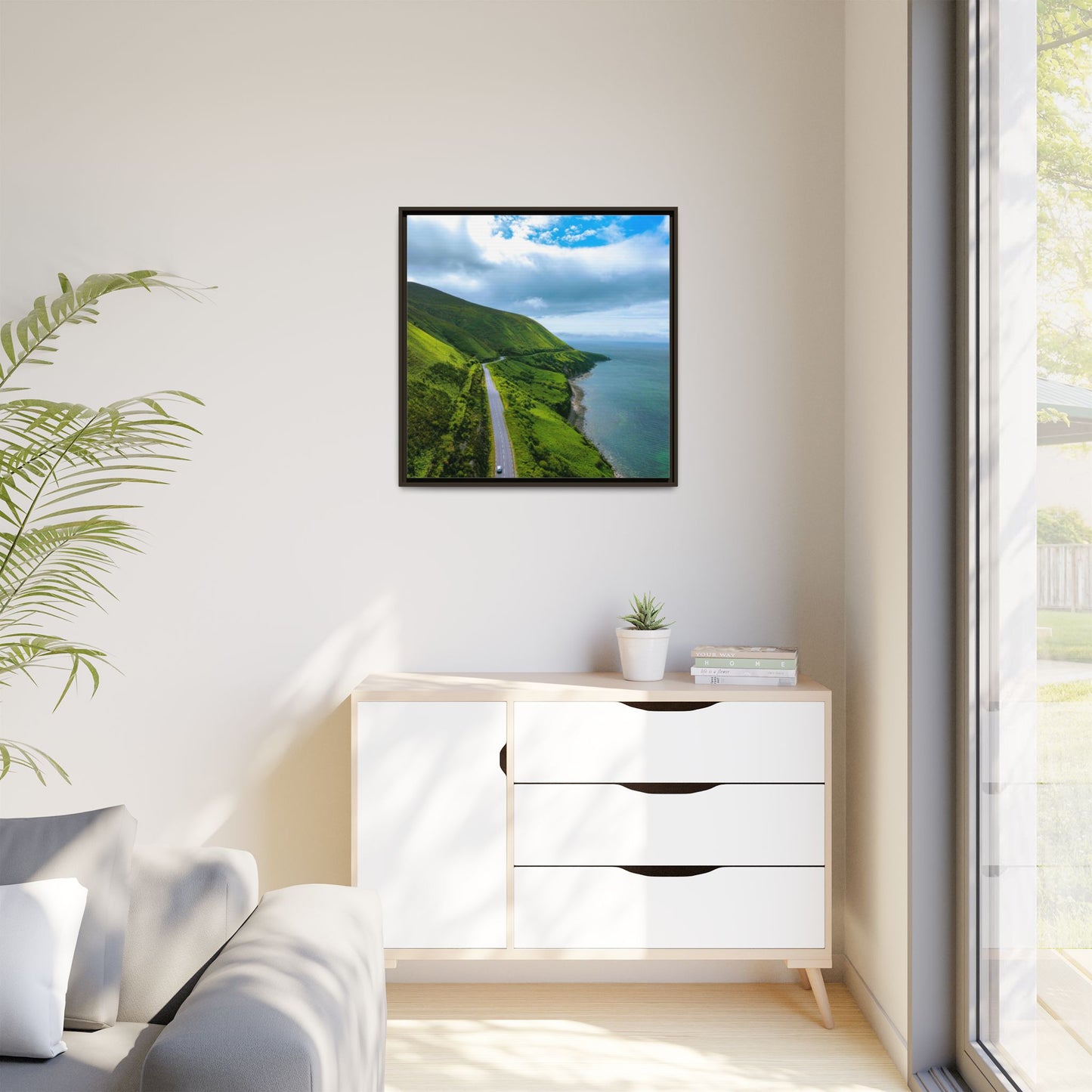 Ring of Kerry Drive Matte Canvas, Framed (Multi-color)
