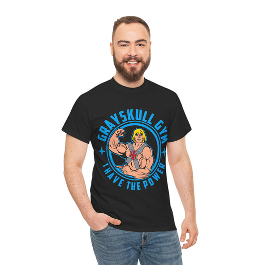 Grayskull Gym Unisex Heavy Cotton Tee - I Have The Power Black