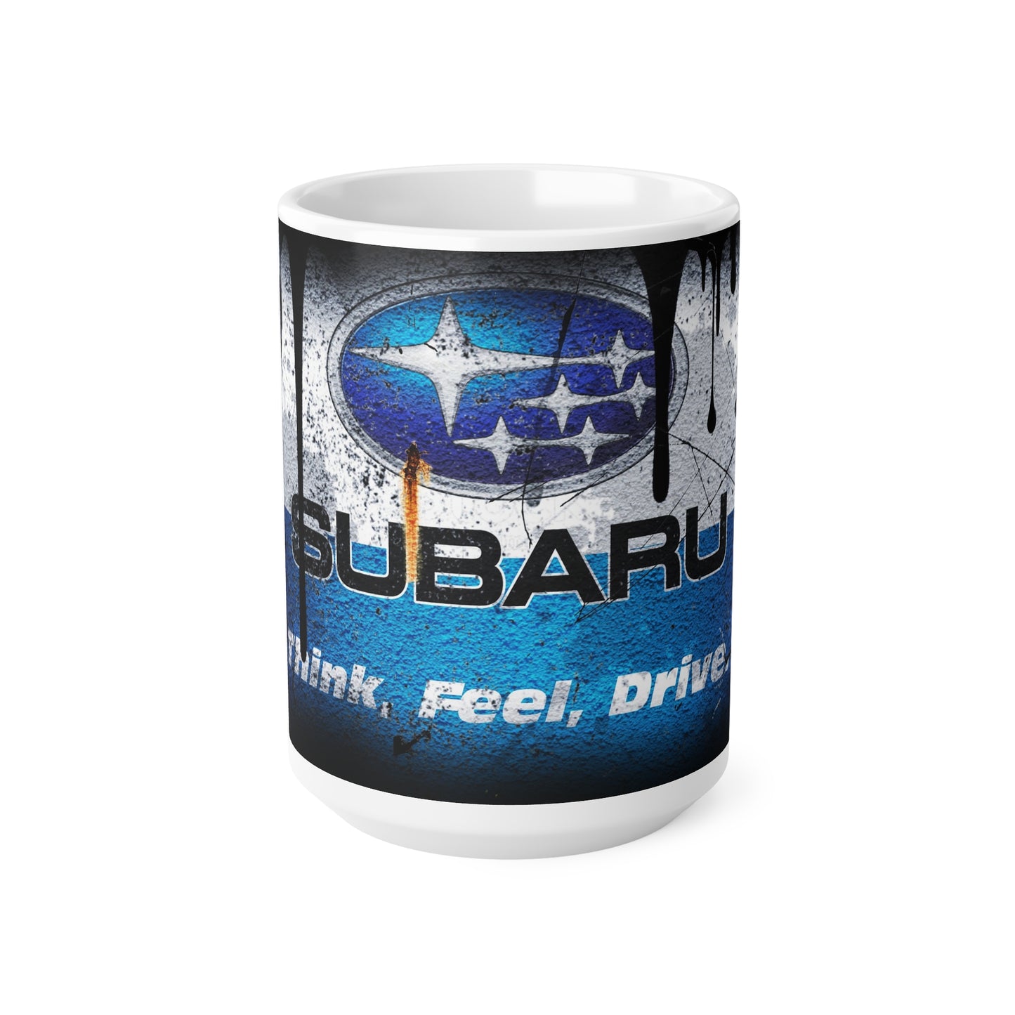 Subaru Graffiti Ceramic Coffee Cup - 11oz & 15oz | Think, Feel, Drive Mug