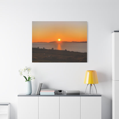 Sunset Ring of Kerry Matte Canvas, Stretched, 1.25"