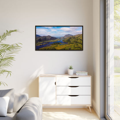 Ladies View Killarney Matte Canvas, Framed (Multi-color)