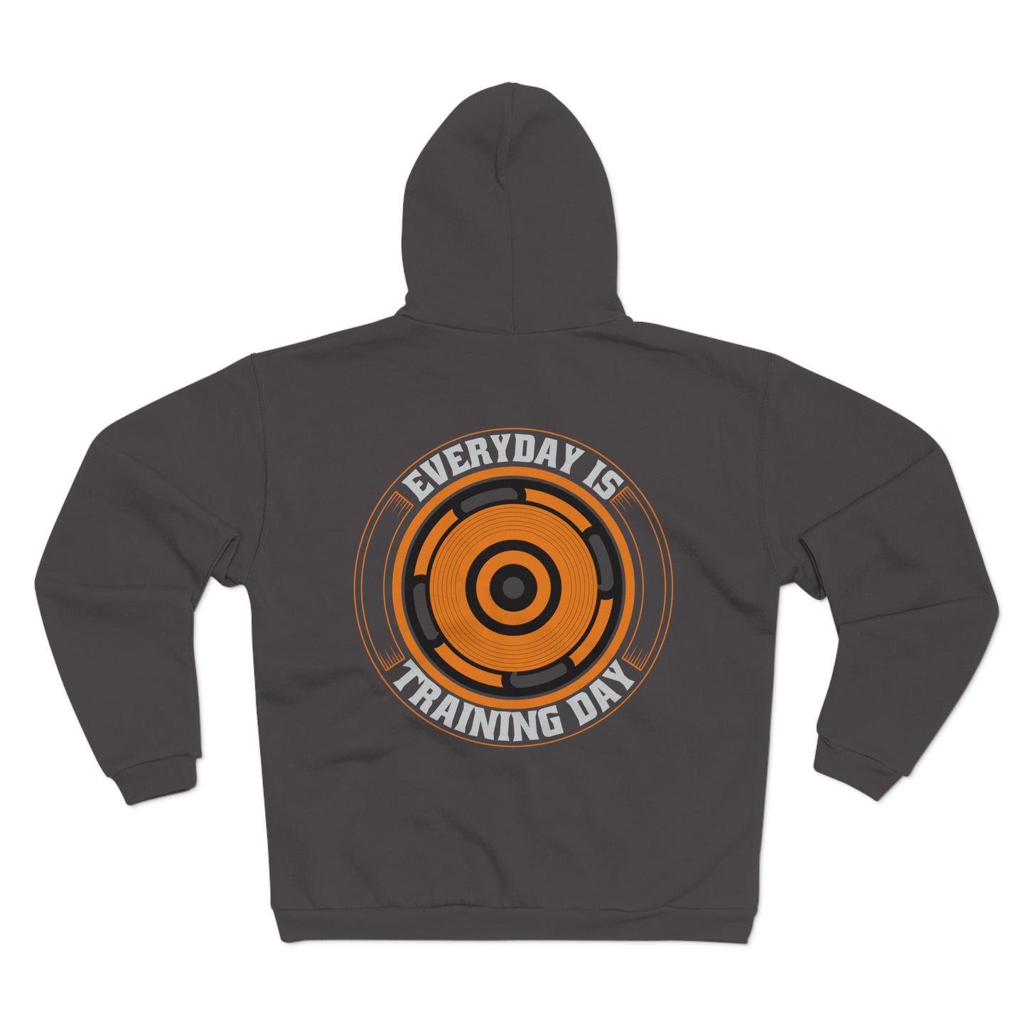 Everyday is Training Day Zip-Up Hoodie for Fitness Enthusiasts