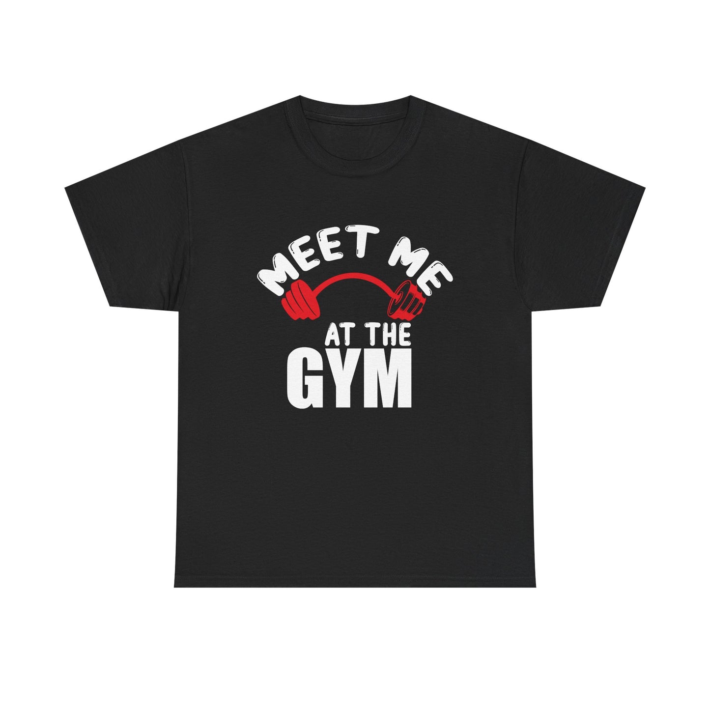 Gym Motivation Unisex Heavy Cotton Tee - 'Meet Me at the Gym'