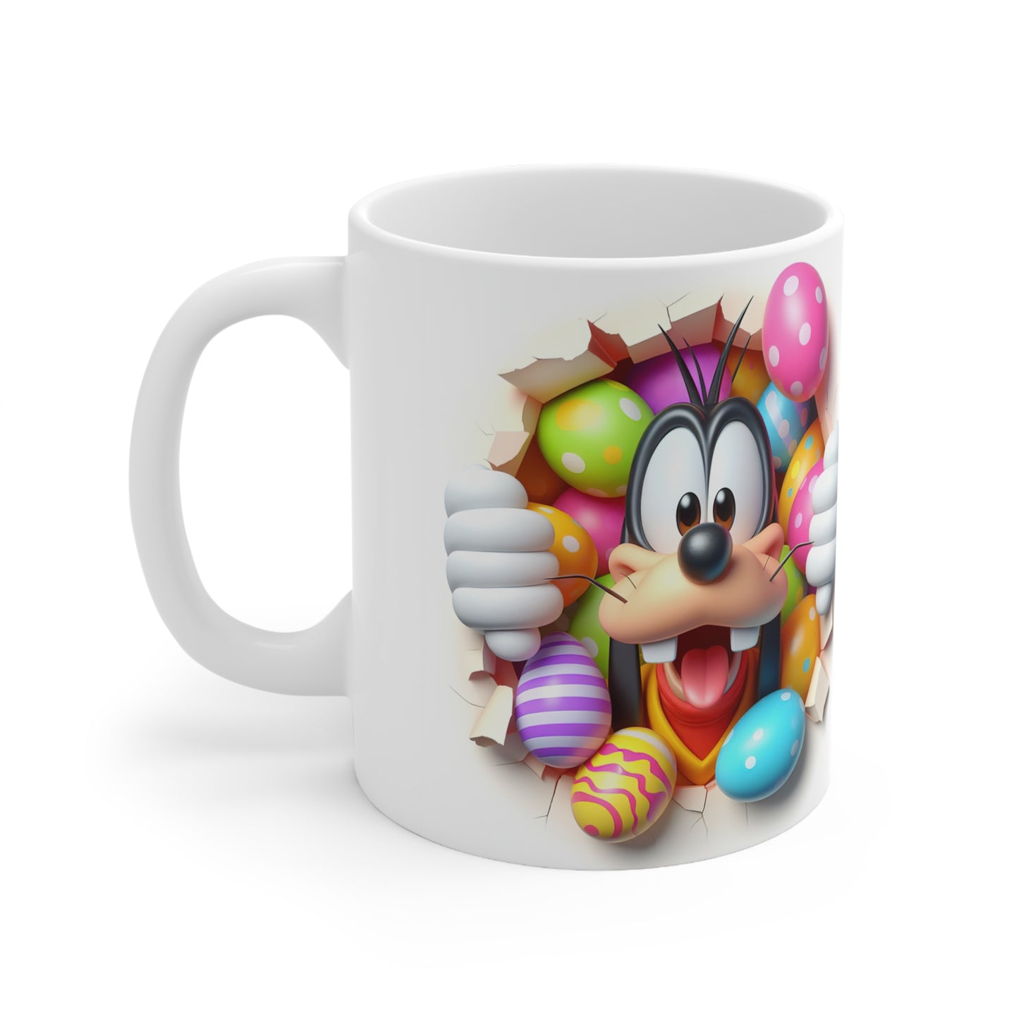 Colorful Cartoon Character Easter Coffee Mug - 11oz & 15oz